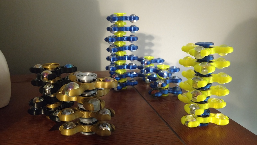 Core Reactor Marbles Fidget Spinner 3D Print 146509