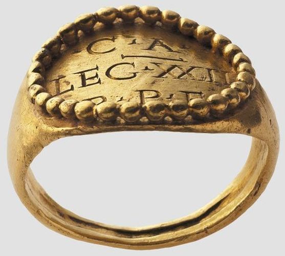 Roman officer ring replica 3D Print 146510