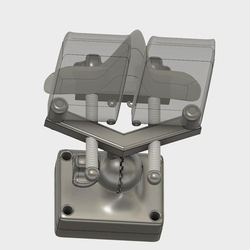 Bathtub Book clamp,Kitchen cookbook clamp 3D Print 146571 Bathtub Book clamp,Kitchen cookbook clamp 3D Print 146571