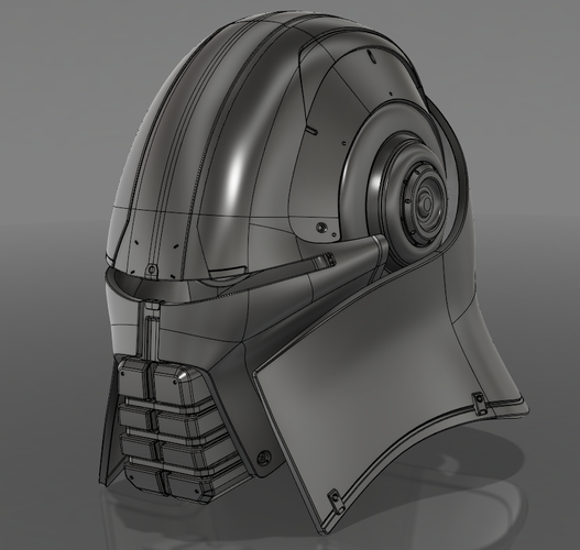 Starkiller Helmet 3D Print 146889
