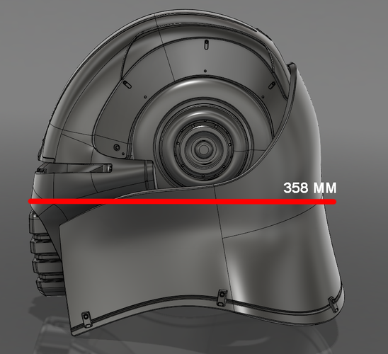 Starkiller Helmet 3D Print 146890