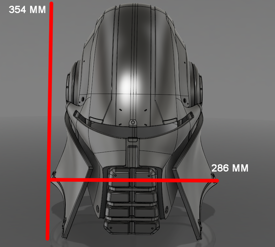 Starkiller Helmet 3D Print 146892