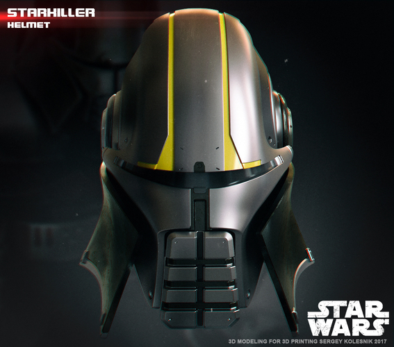 Starkiller Helmet 3D Print 146893