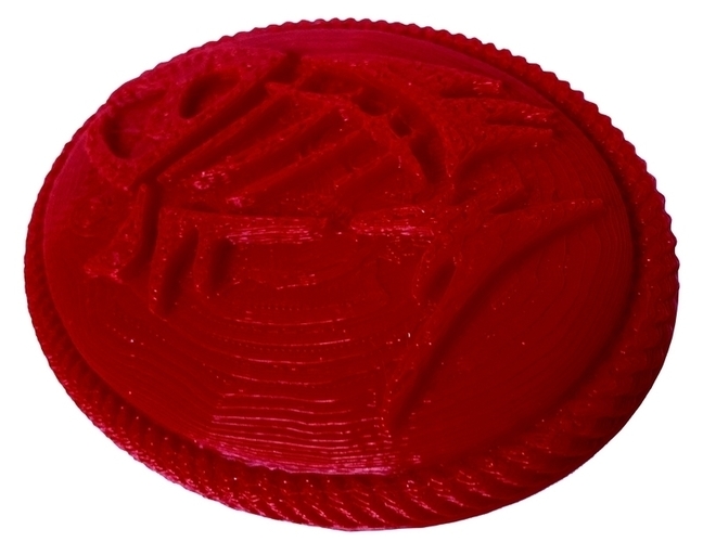Fishy Plaque 3D Print 147037 Fishy Plaque 3D Print 147037