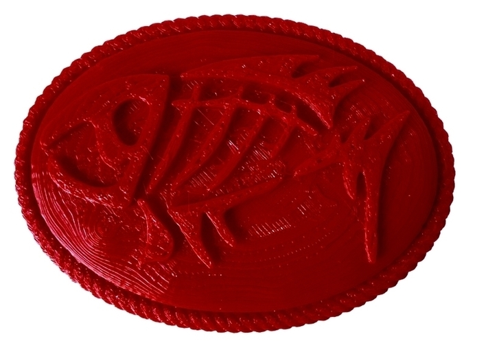 Fishy Plaque 3D Print 147038 Fishy Plaque 3D Print 147038