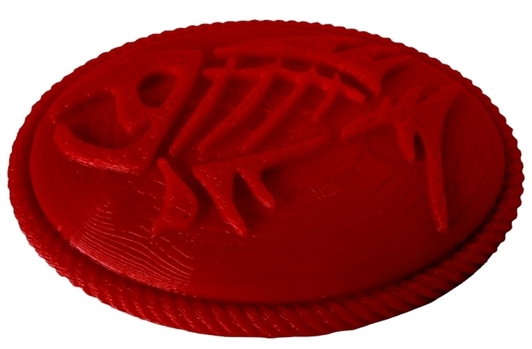 Fishy Plaque 3D Print 147040 Fishy Plaque 3D Print 147040