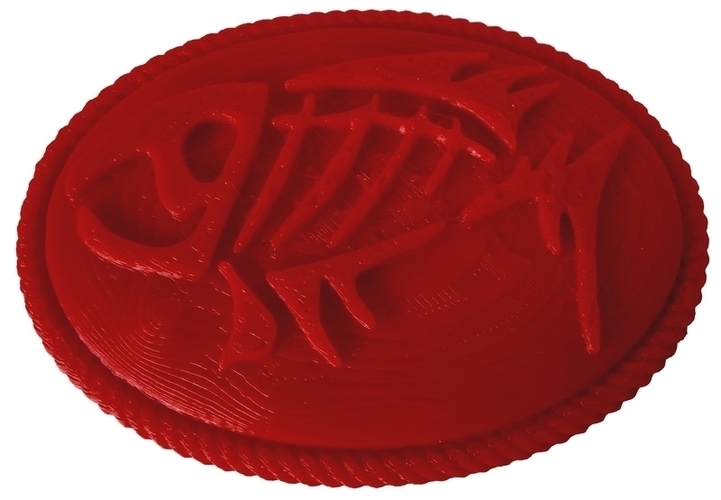 Fishy Plaque 3D Print 147041 Fishy Plaque 3D Print 147041