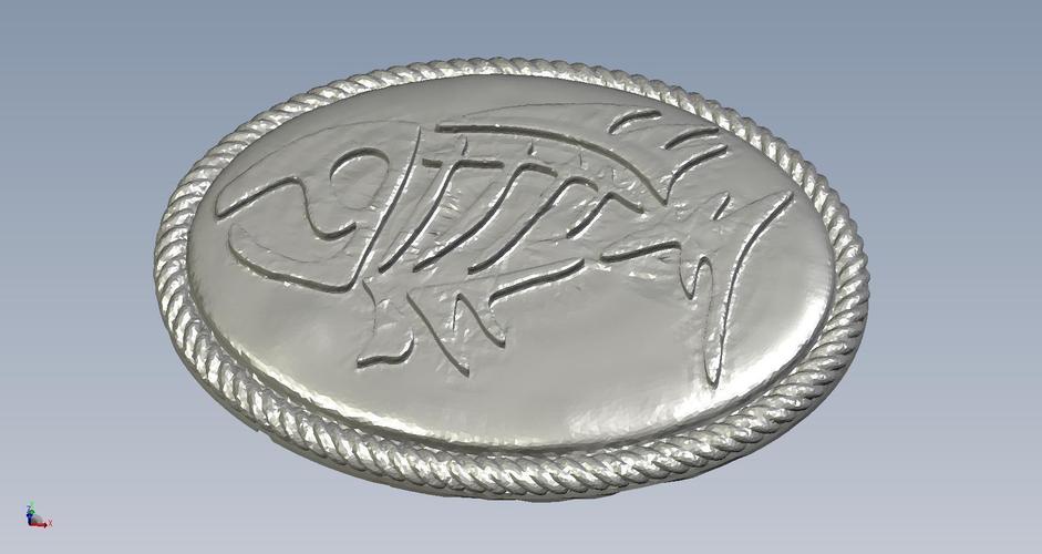 Fishy Plaque 3D Print 147043 Fishy Plaque 3D Print 147043