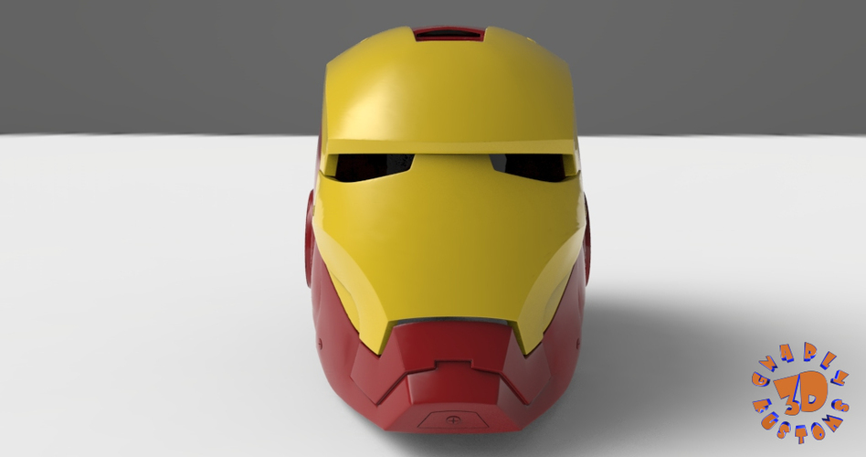 Iron Man Helmet (High Res) 3D Print 147274