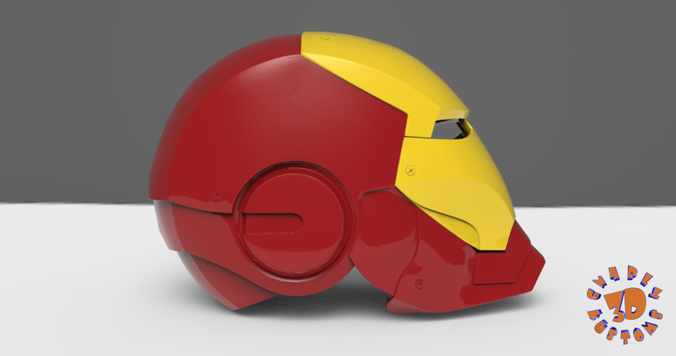 Iron Man Helmet (High Res) 3D Print 147280