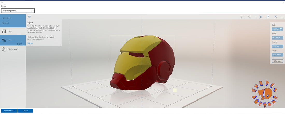 Iron Man Helmet (High Res) 3D Print 147282
