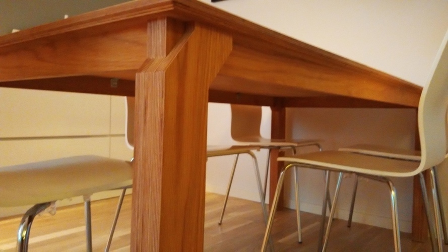 Slotted Table 3D Print 147448 Slotted Table 3D Print 147448