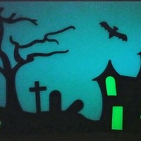 Small Halloween Glow in the dark window hanger 3D Printing 147505