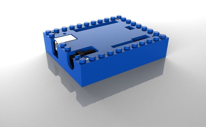 Arduino Uno / chipKIT uC32 Lego Case 3D Print 147653