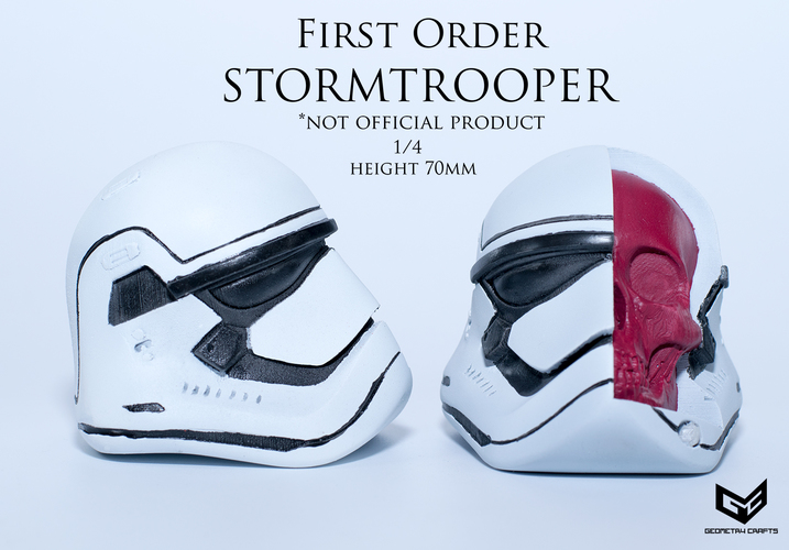 First Order Storm Trooper Skull 3D Print 147692 First Order Storm Trooper Skull 3D Print 147692