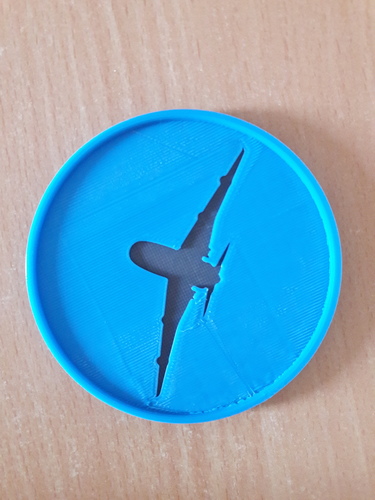 Plane Coaster 3D Print 147719