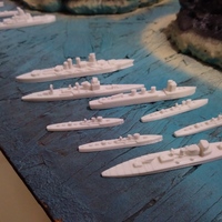 Small Battle of Guadalcanal Japanese Navy and US Navy 3D Printing 147754