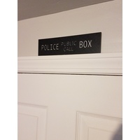 Small POLICE BOX sign 3D Printing 147759