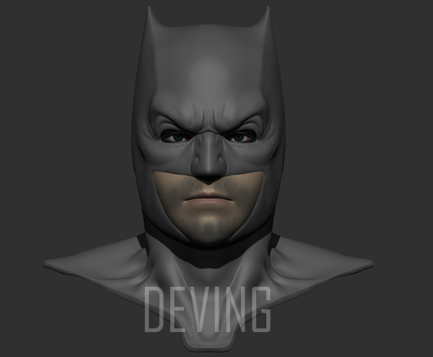 Batman justice league cowl v1.2 3D Print 147821