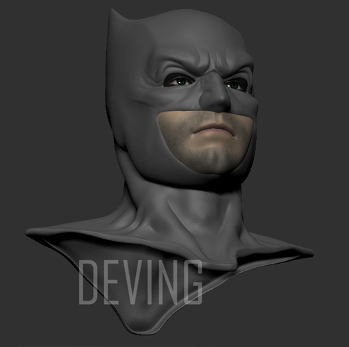 Batman justice league cowl v1.2 3D Print 147823