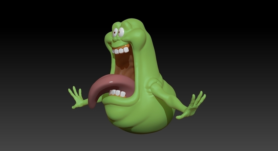 Slimer from The Real Ghostbuster 3D Print 147902