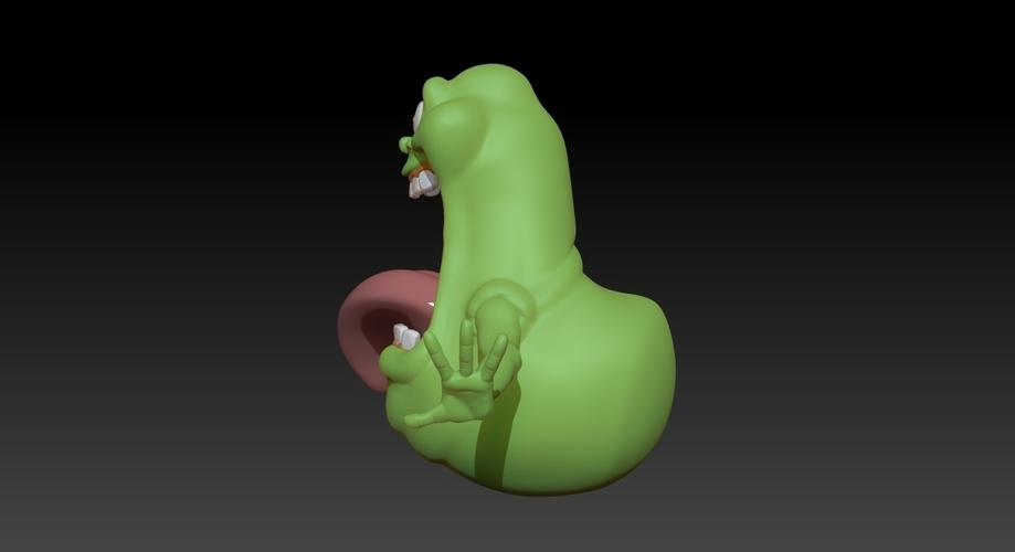 Slimer from The Real Ghostbuster 3D Print 147903