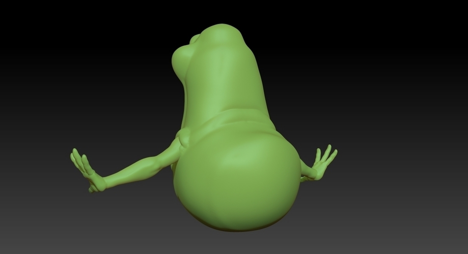 Slimer from The Real Ghostbuster 3D Print 147904