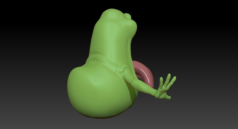 Slimer from The Real Ghostbuster 3D Print 147906