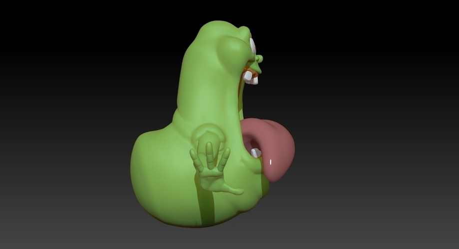 Slimer from The Real Ghostbuster 3D Print 147907