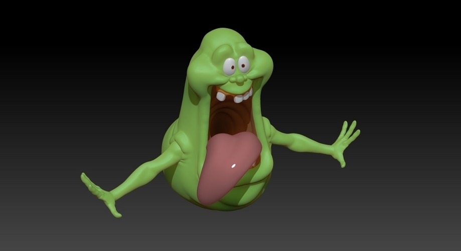 Slimer from The Real Ghostbuster 3D Print 147908