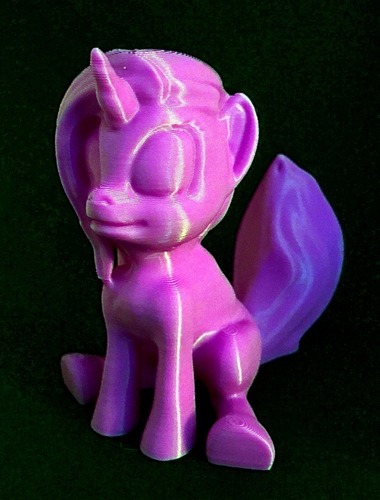 MLP Based Unicorn (Easy Print No Supports ) 3D Print 148017