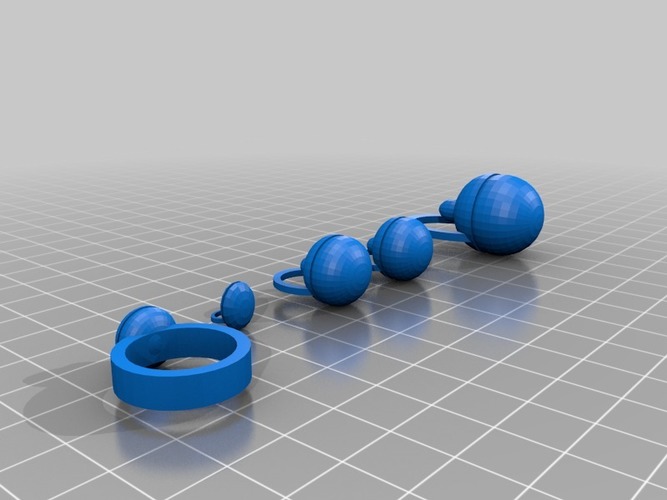 plum pudding jewelry set 3D Print 14804 plum pudding jewelry set 3D Print 14804