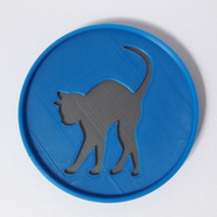 Small Cat Coaster 3D Printing 148114
