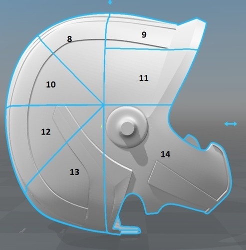 Thor Ragnarok Helmet (Wing Rotator) 3D Print 148182