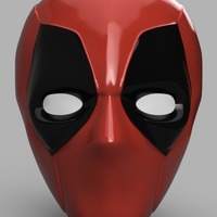 Small Deadpool Mask 3D Printing 148207