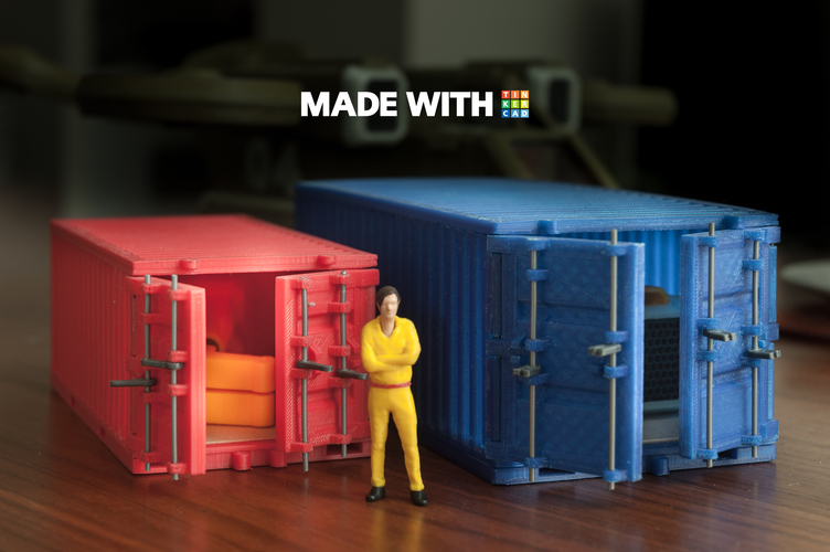 Cargo Container (Large) 3D Print 148322