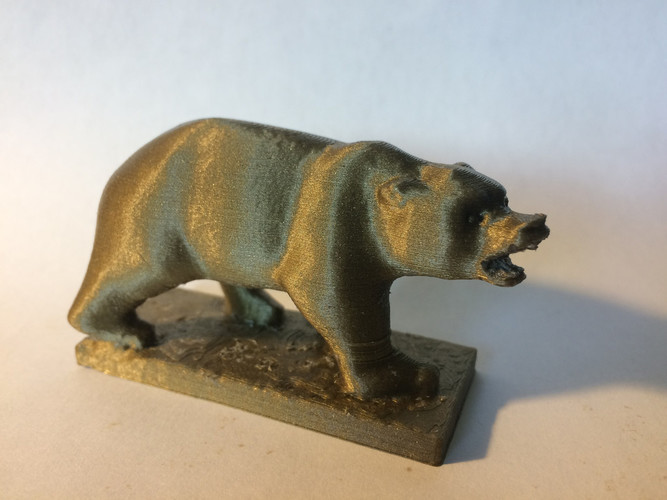 Grizzly Bear Statue - University of California Berkeley 3D Print 148505