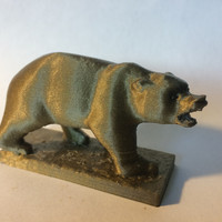 Small Grizzly Bear Statue - University of California Berkeley 3D Printing 148505