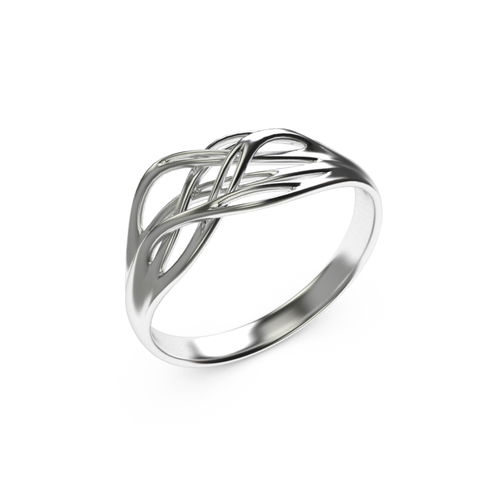Roots shape ring 3D Print 14860