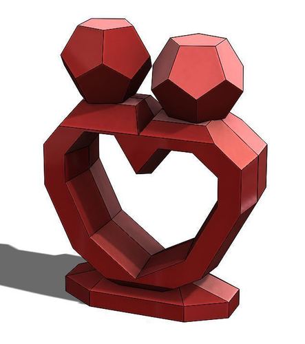 Dodecahedron Love 3D Print 148943 Dodecahedron Love 3D Print 148943