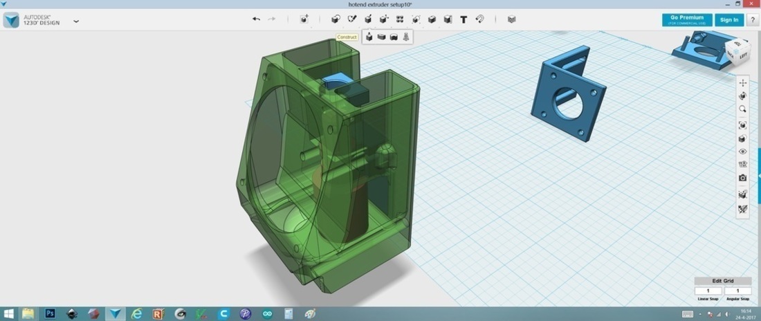 Hotend setup for custom router 3D Print 149100