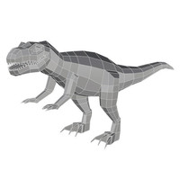 Small Low Poly T Rex Model_ Cadiaan 3D Printing 149213