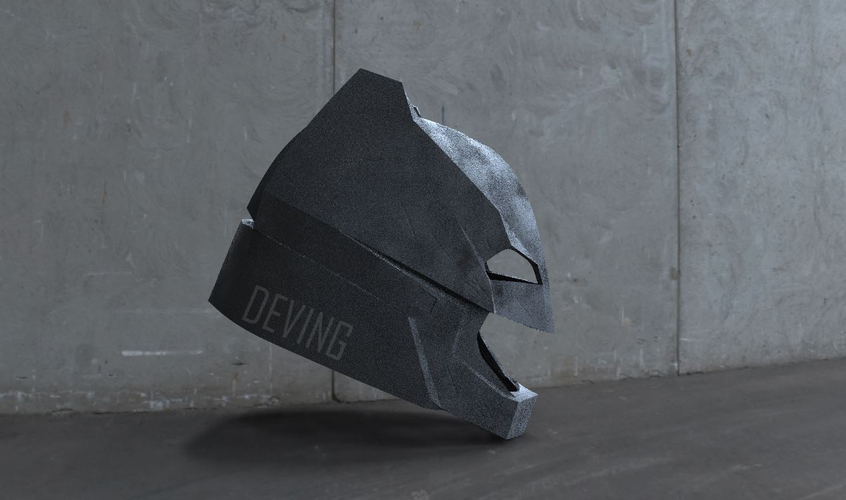 Armored Batman Helmet BvS DOJ 3D Print 149214