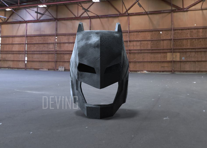Armored Batman Helmet BvS DOJ 3D Print 149216