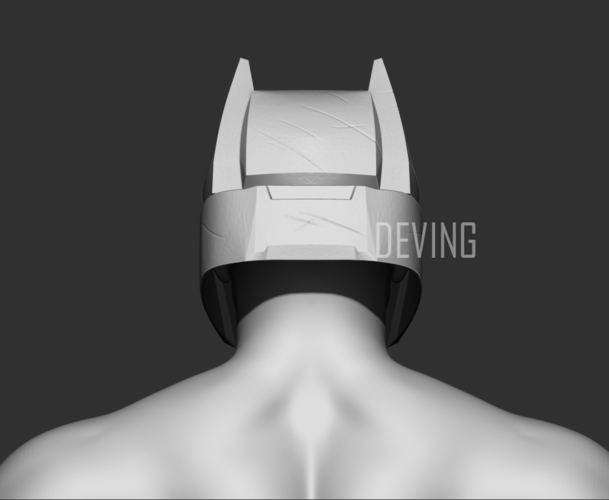 Armored Batman Helmet BvS DOJ 3D Print 149217