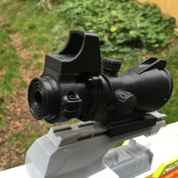 Small Nerf Gun Scope - ACOG Sight  3D Printing 149324