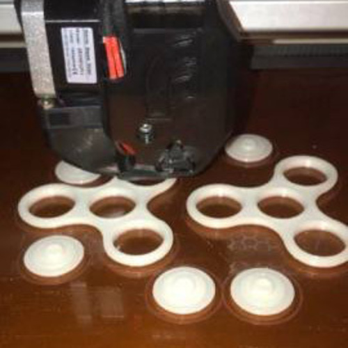 608 Bearing Tri Spinner 3D Print 149341