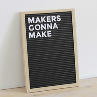 Small Letter Board - Fully 3D Printed 3D Printing 149365