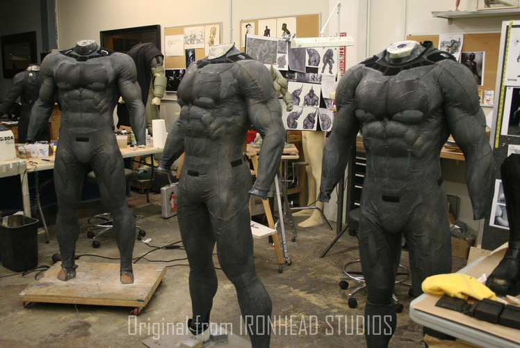 Batman muscle body for Muscle Suit Cosplay 3D Print 149527