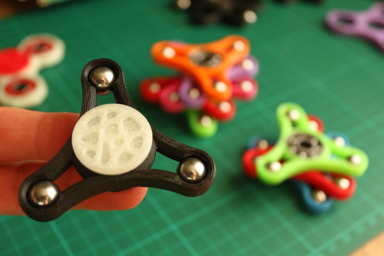 Gravity Fidget Spinner Toy 3D Print 149597